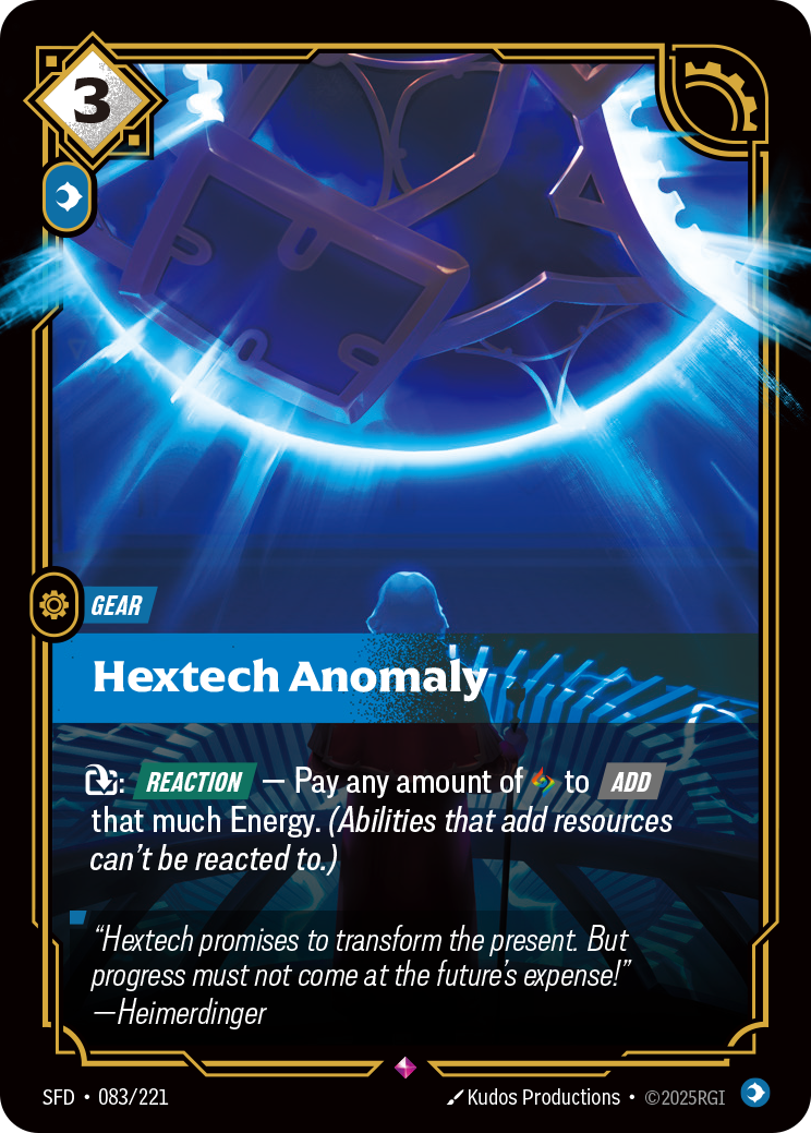 Hextech Anomaly SFD-083/221 Normal Riftbound card