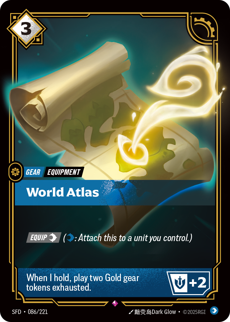 World Atlas SFD-086/221 Normal Riftbound card