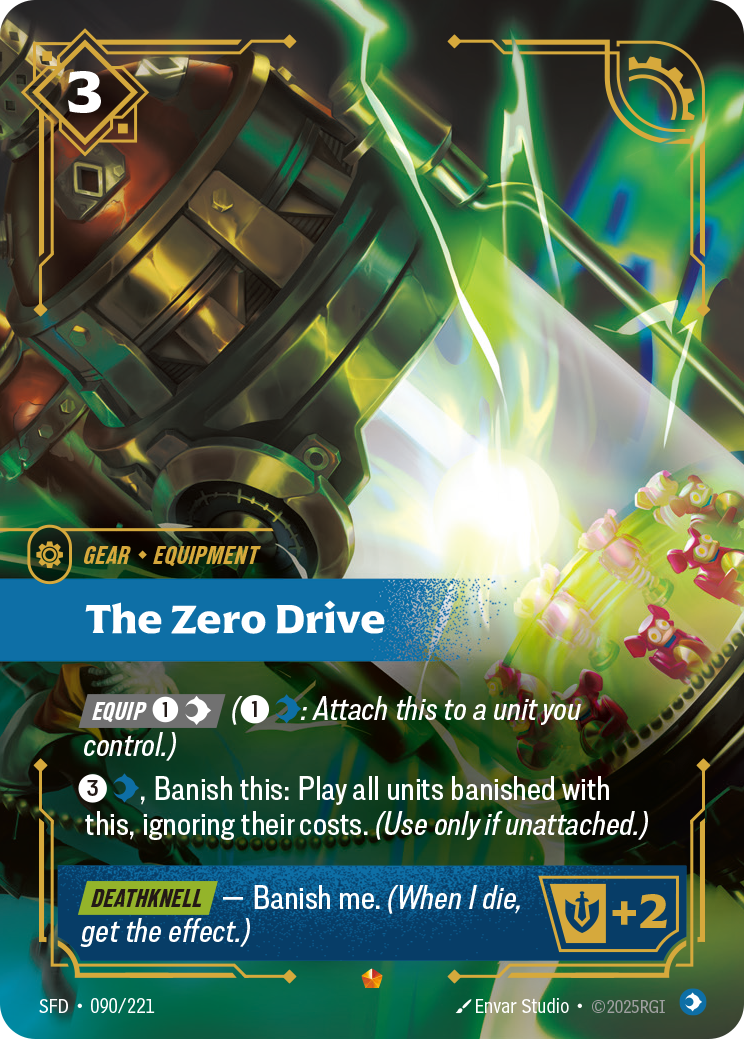 The Zero Drive SFD-090/221 Normal Riftbound card