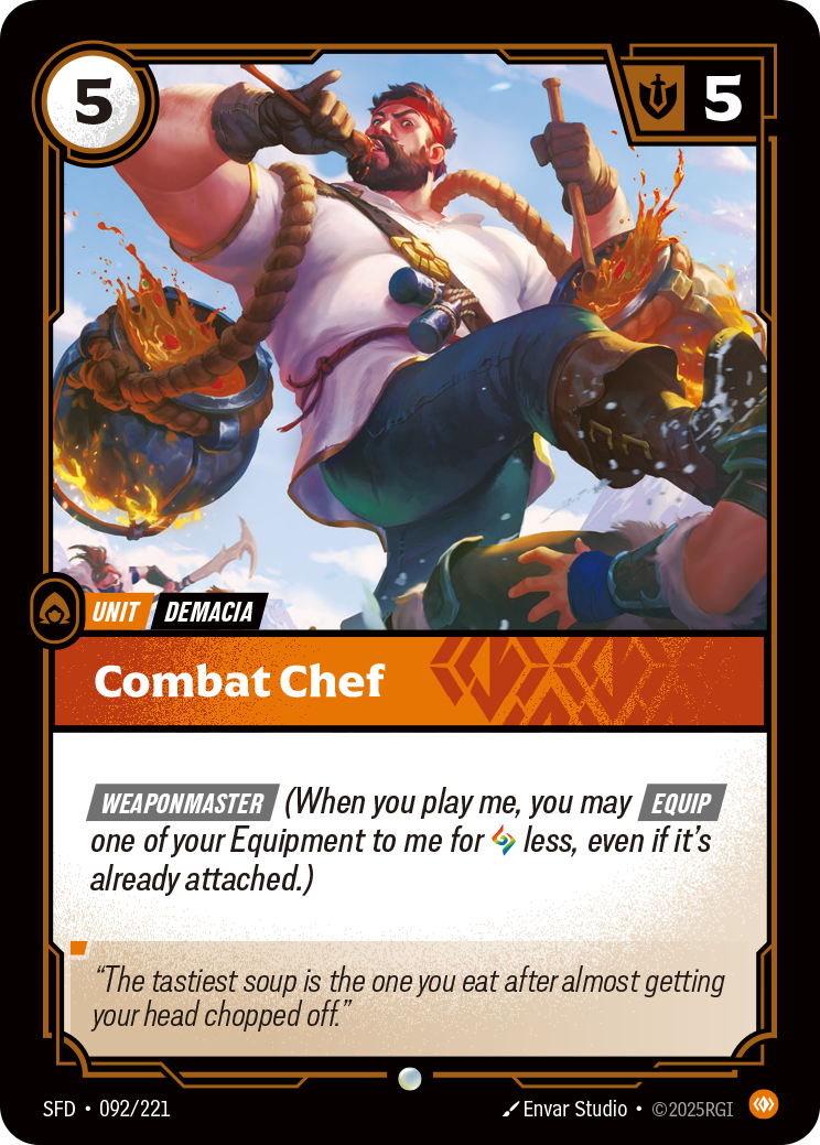 Combat Chef SFD-092/221 Normal Riftbound card