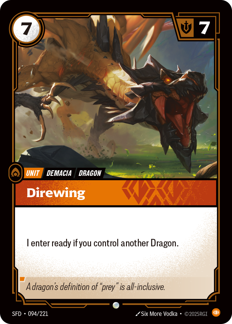 Direwing SFD-094/221 Normal Riftbound card