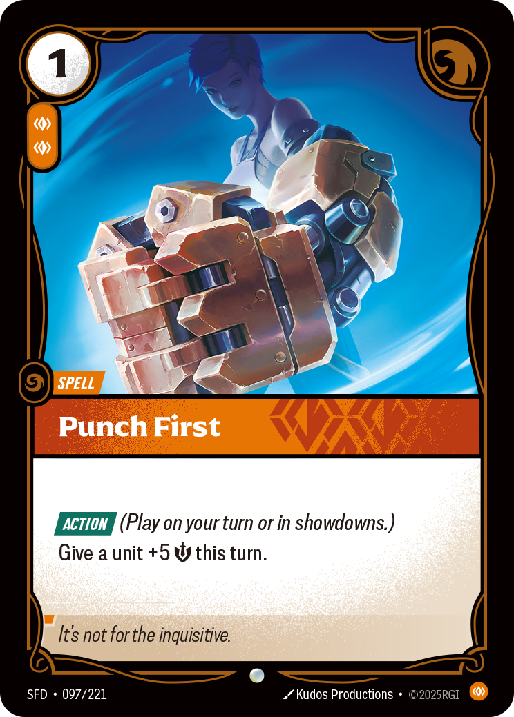 Punch First SFD-097/221 Normal Riftbound card