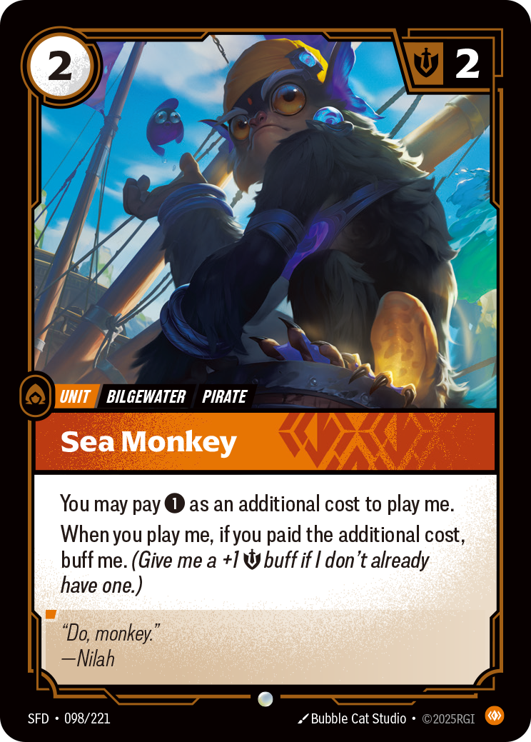 Sea Monkey SFD-098/221 Normal Riftbound card