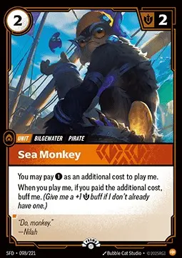 Sea Monkey SFD-098-NN Foil Riftbound card