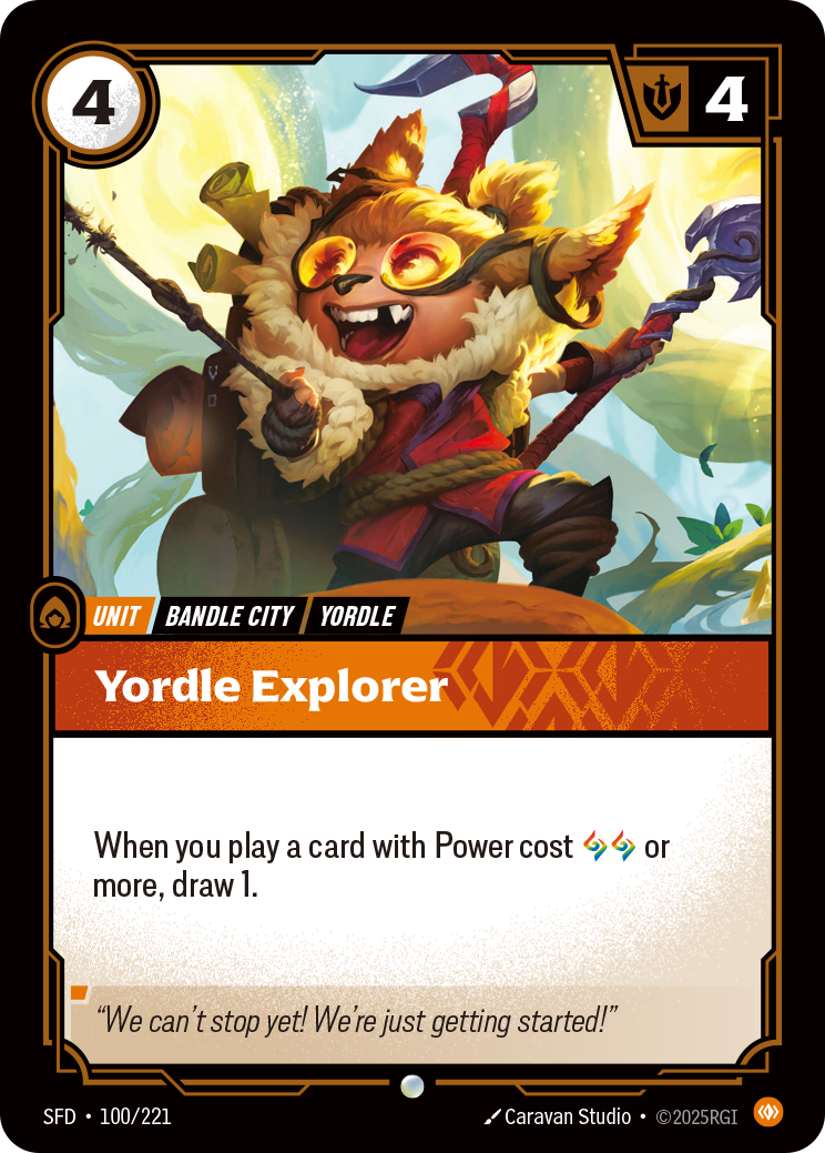 Yordle Explorer SFD-100/221 Normal Riftbound card