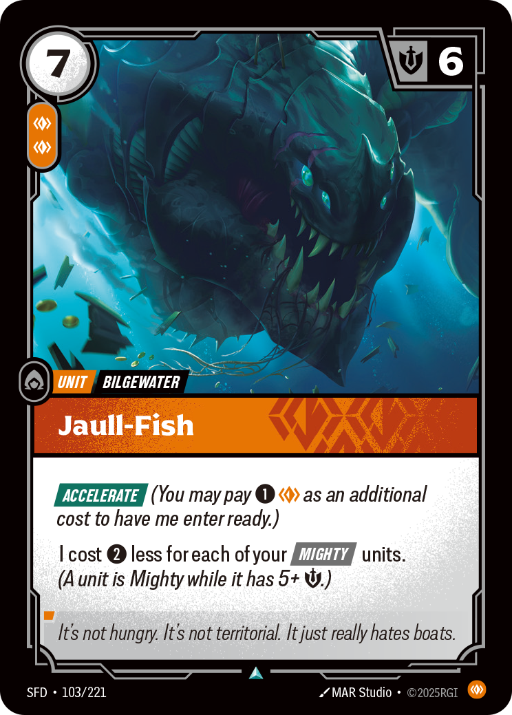 Jaull-Fish SFD-103/221 Normal Riftbound card