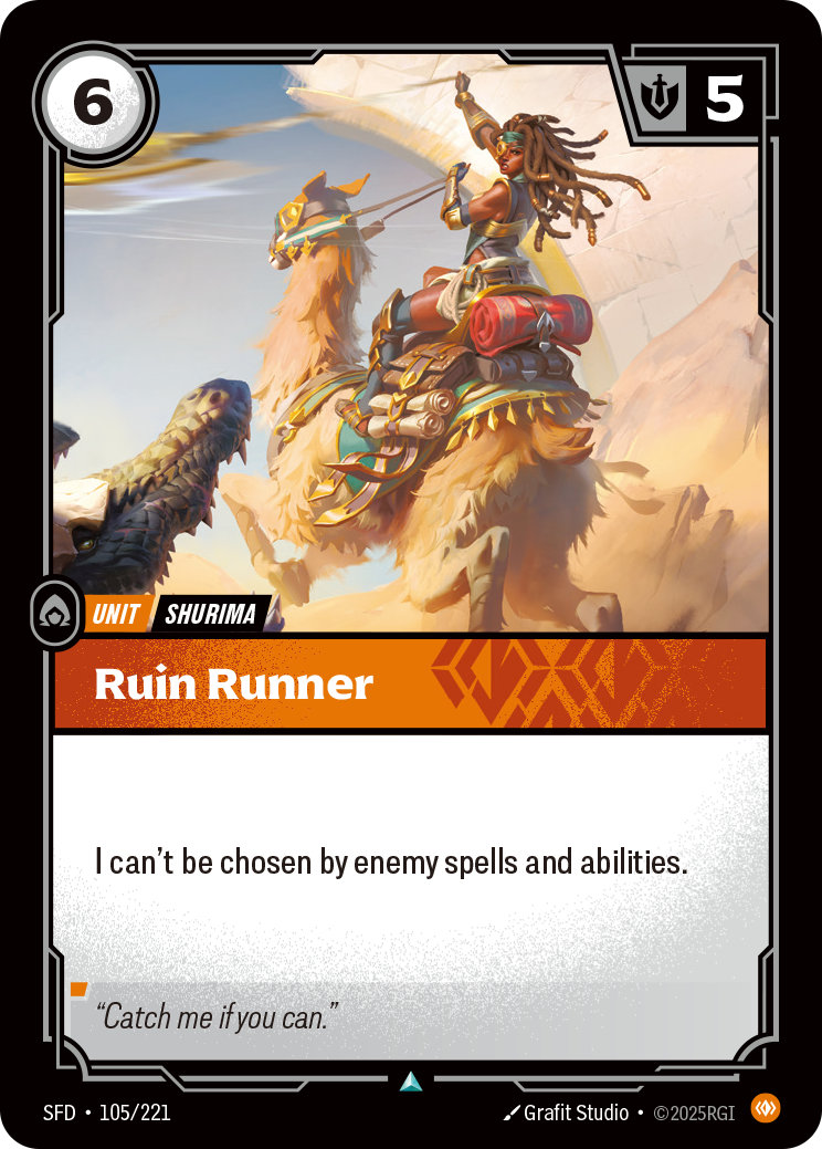 Ruin Runner SFD-105/221 Normal Riftbound card