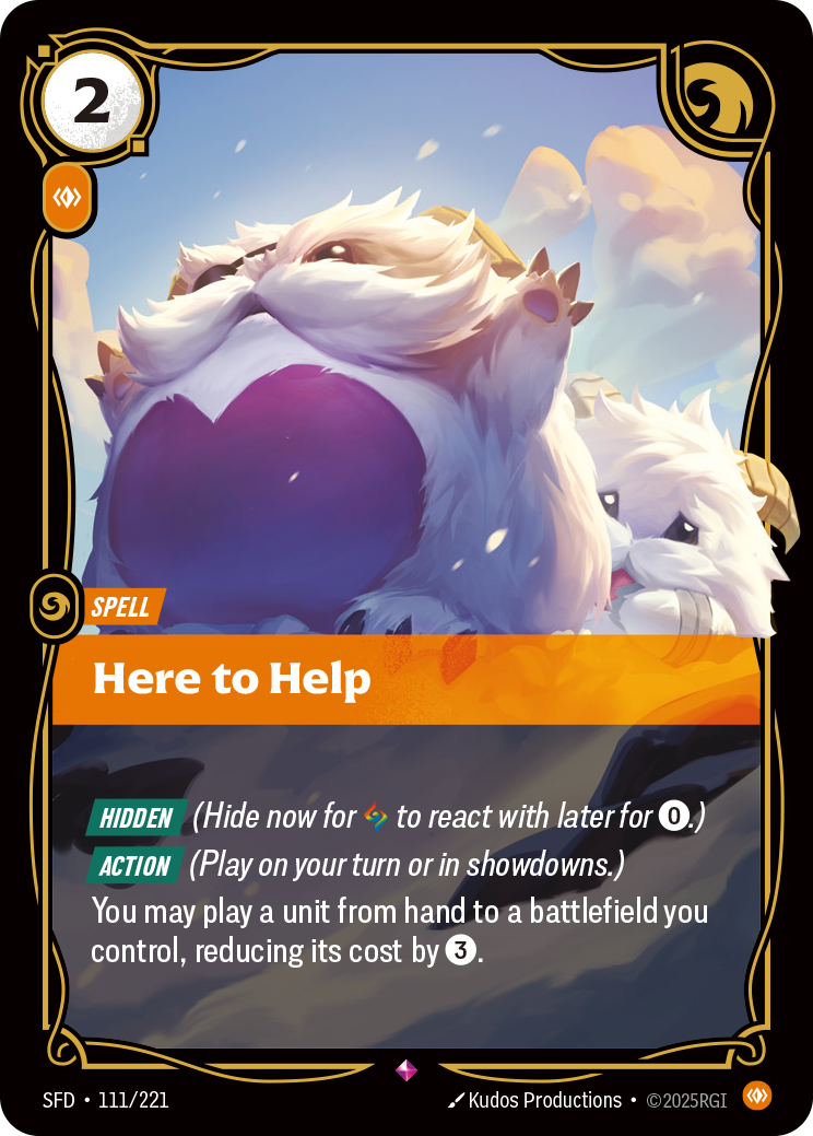 Here to Help Riftbound card