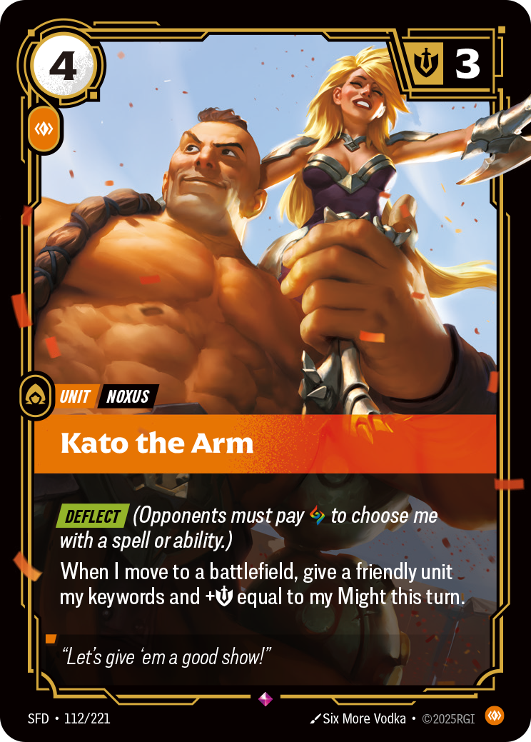 Kato the Arm Riftbound card