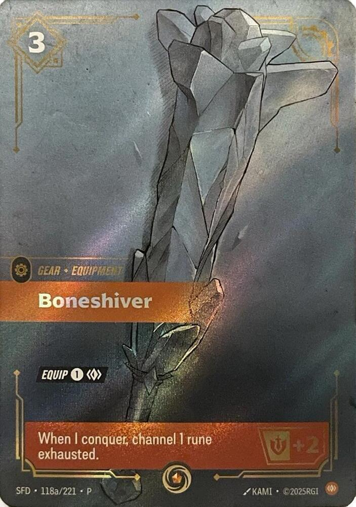 Boneshiver SFD-118a/221-P Normal Riftbound card