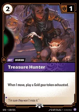 Treasure Hunter SFD-130-NN Foil Riftbound card