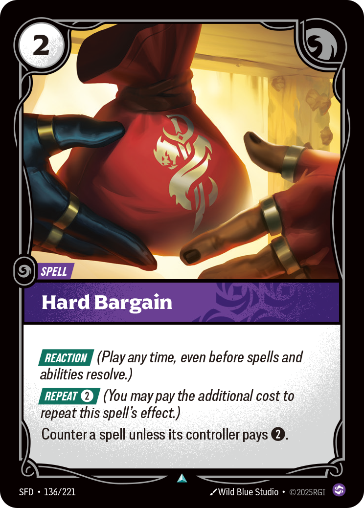 Hard Bargain Riftbound card