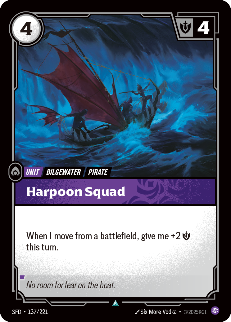 Harpoon Squad Riftbound card