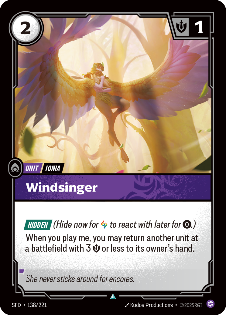Windsinger Riftbound card