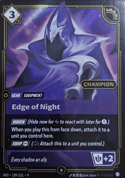 Edge of Night SFD-139/221-P-CP Normal Riftbound card