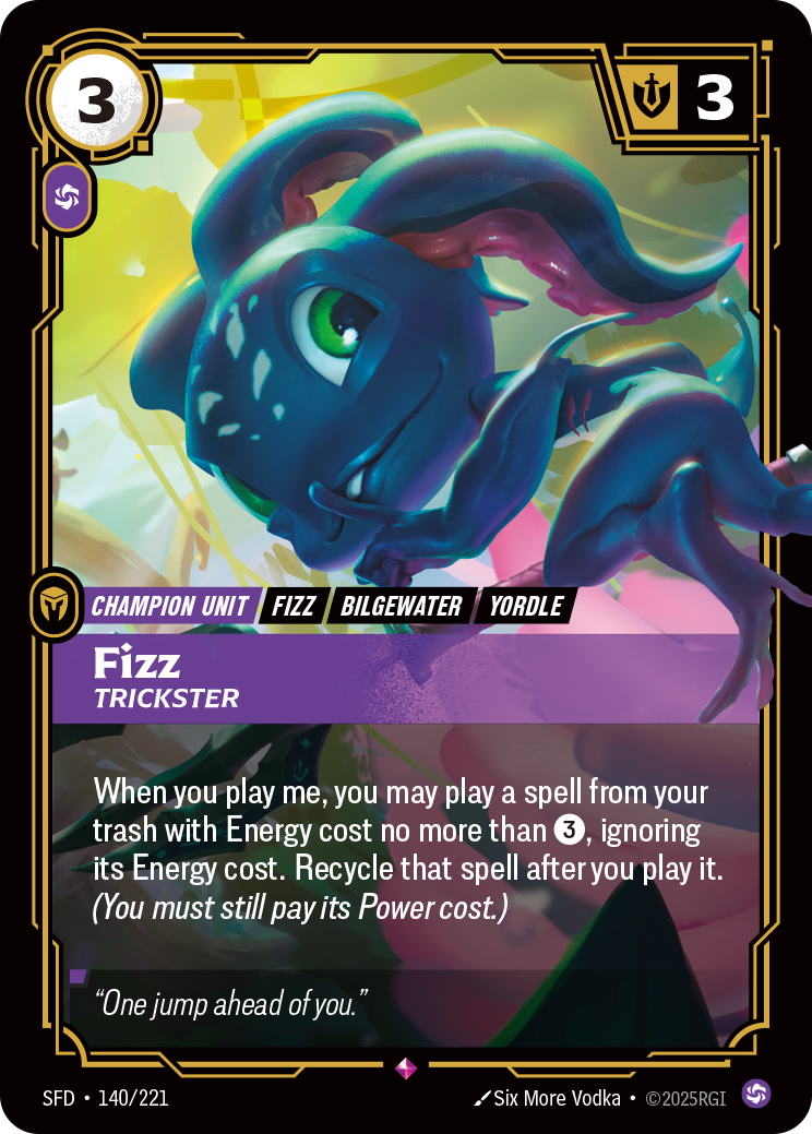 Fizz, Trickster SFD-140 · Normal Foil