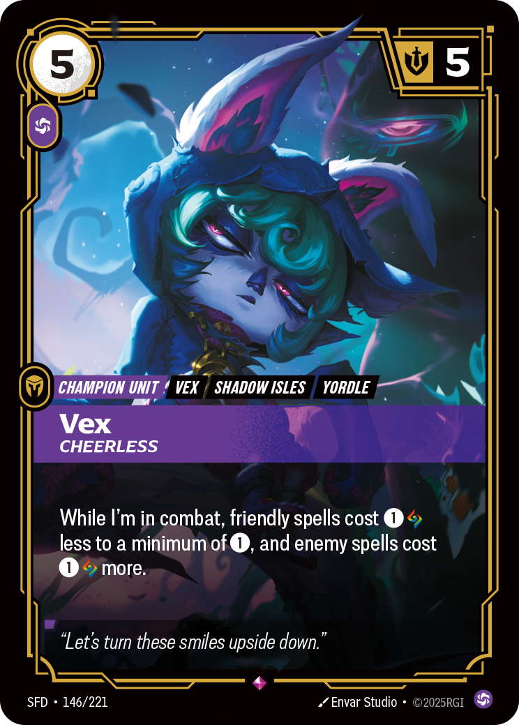Vex, Cheerless Riftbound card