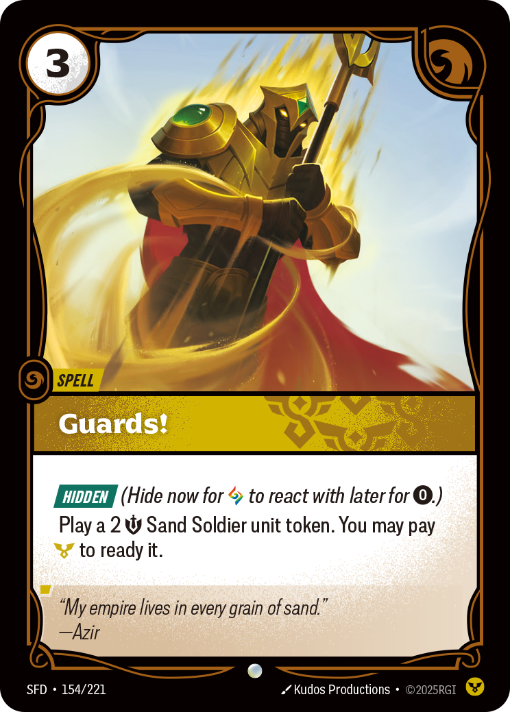 Guards! SFD-154/221 Normal Riftbound card