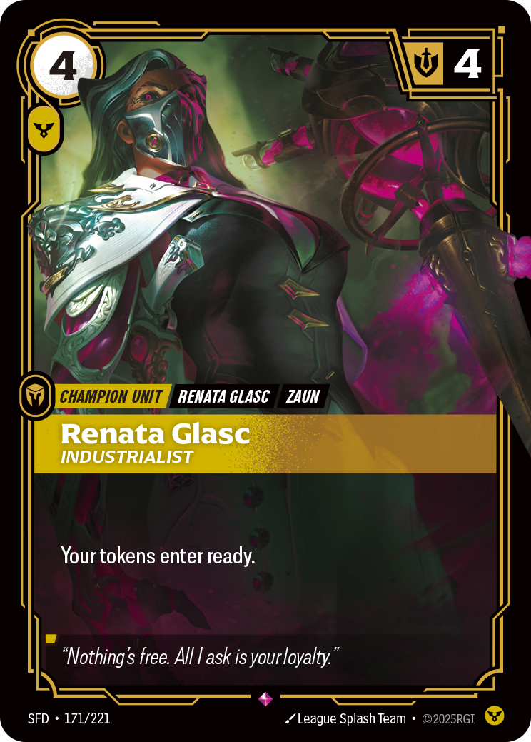 Renata Glasc, Industrialist SFD-171/221 Normal Riftbound card