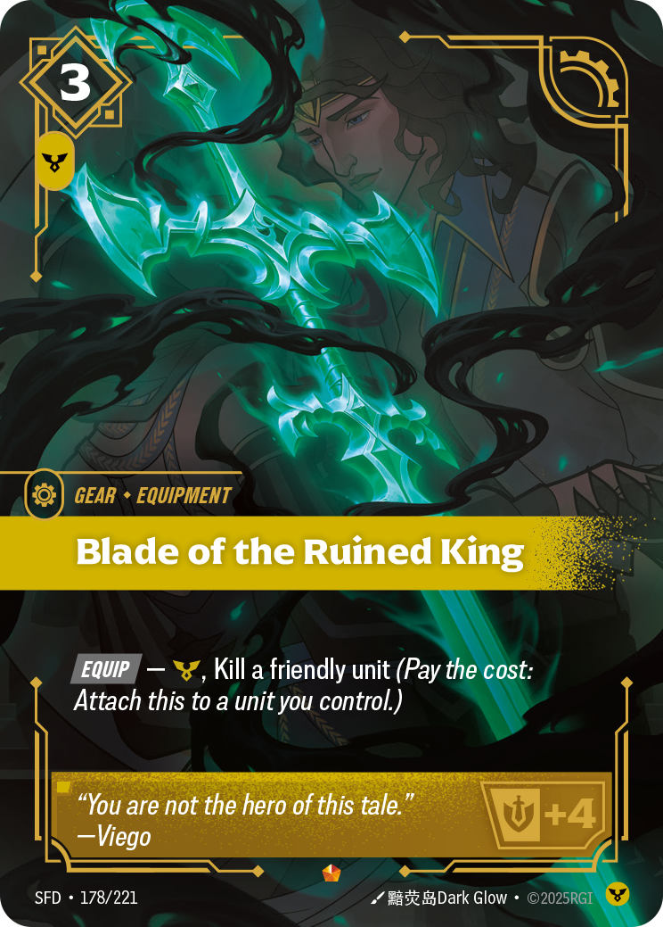 Blade of the Ruined King SFD-178/221 Normal Riftbound card
