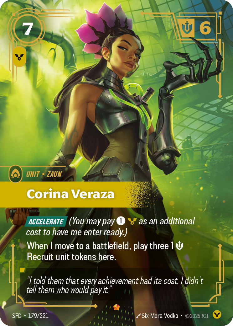 Corina Veraza SFD-179/221 Normal Riftbound card