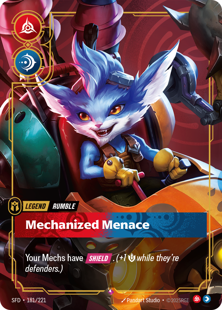 Mechanized Menace SFD-181/221 Normal Riftbound card