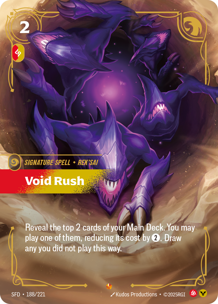 Void Rush SFD-188/221 Normal Riftbound card