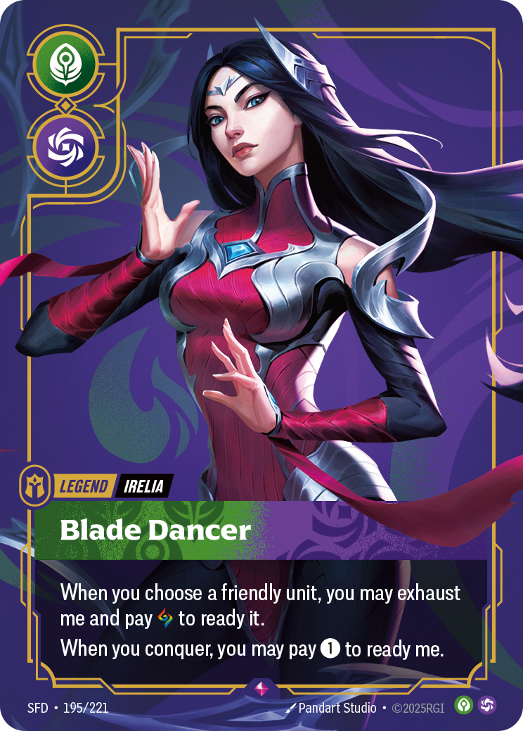 Blade Dancer SFD-195/221 Normal Riftbound card