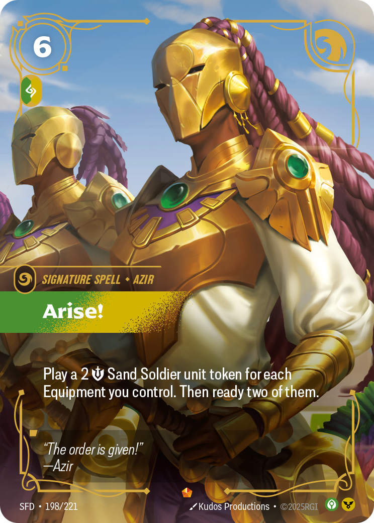 Arise! SFD-198/221 Normal Riftbound card