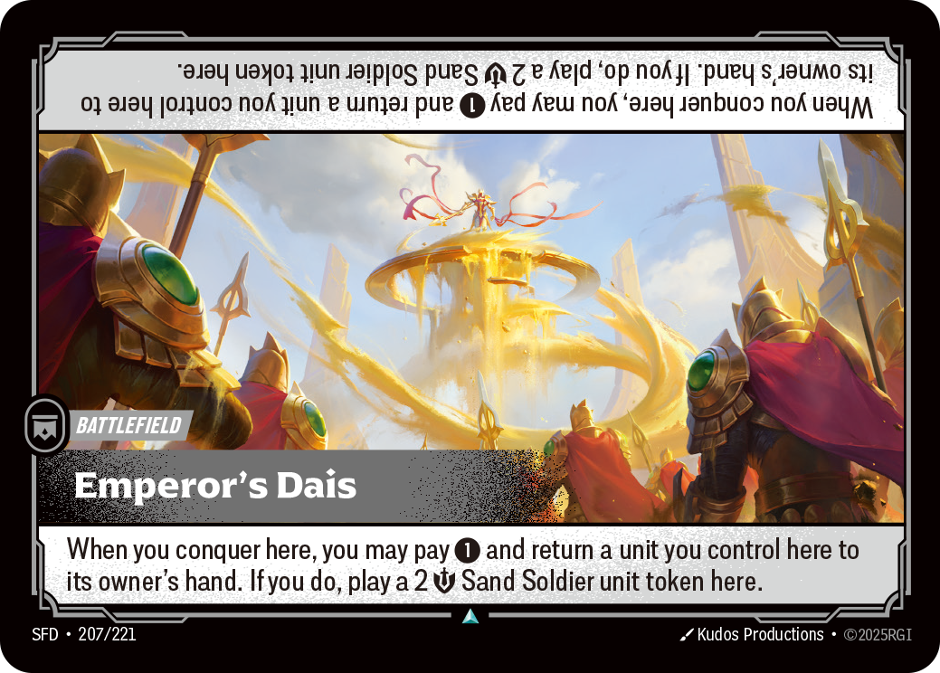 Emperor's Dais SFD-207/221 Normal Riftbound card