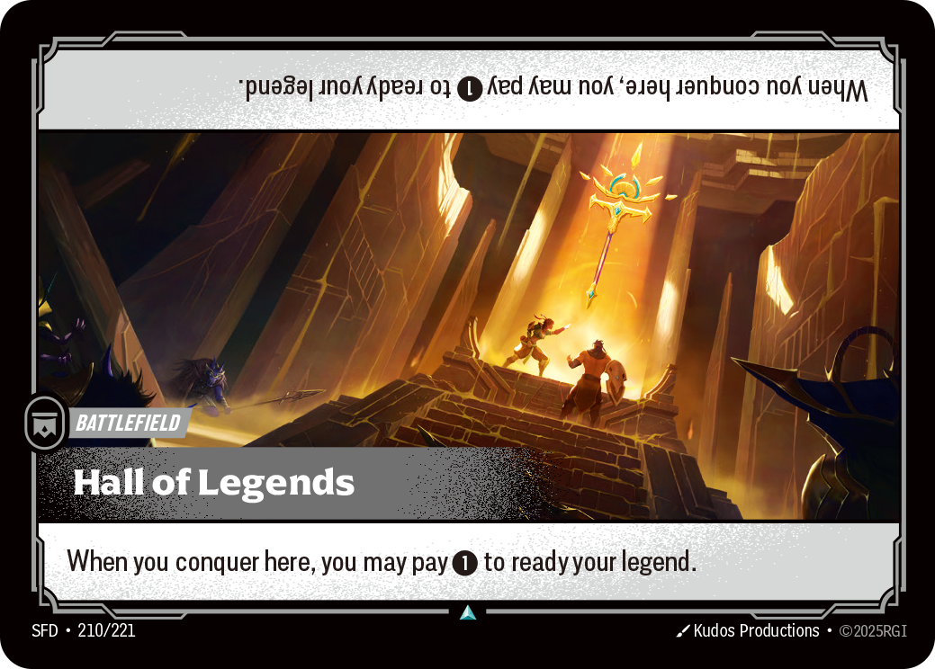 Hall of Legends SFD-210/221 Normal Riftbound card