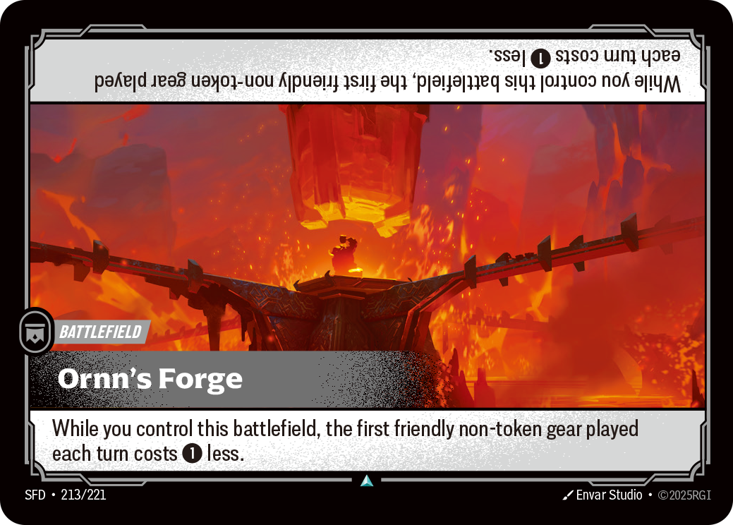 Ornn's Forge SFD-213/221 Normal Riftbound card