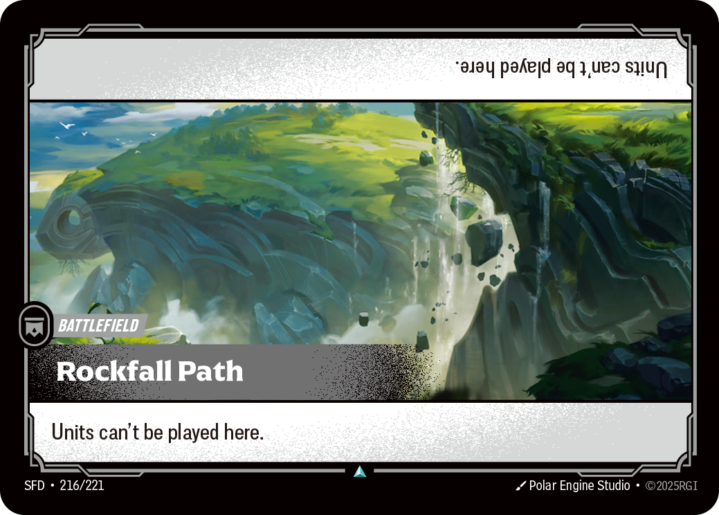 Rockfall Path SFD-216/221 Normal Riftbound card