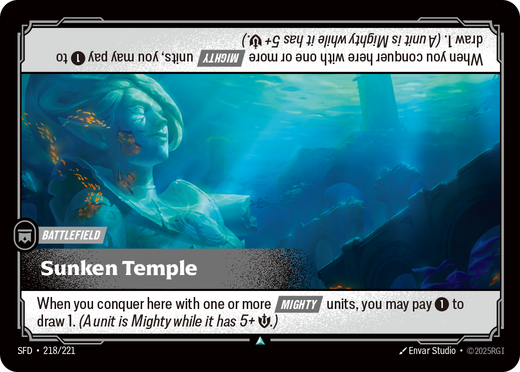 Sunken Temple SFD-218/221 Normal Riftbound card