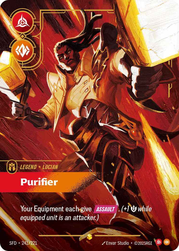 Purifier SFD-241/221 Alternate Art Riftbound card