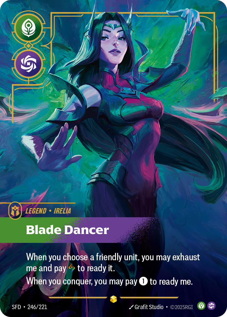 Blade Dancer SFD-246/221 Alternate Art Riftbound card