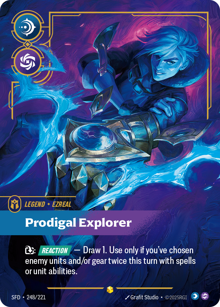 Prodigal Explorer SFD-248/221 Alternate Art Riftbound card