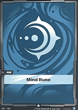 Mind Rune SFD-R03-CN Normal Riftbound card