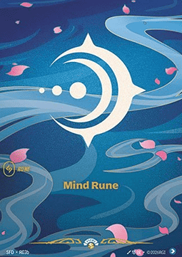 Mind Rune SFD-R03b Foil Riftbound card
