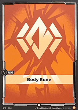 Body Rune SFD-R04 Normal Riftbound card