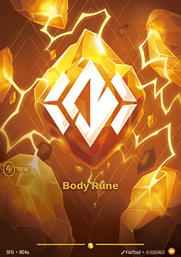 Body Rune SFD-R04a Alternate Art Riftbound card