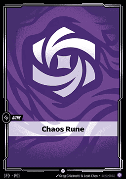 Chaos Rune SFD-R05 Normal Riftbound card