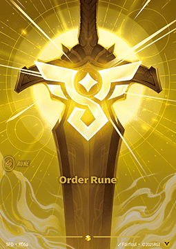 Order Rune SFD-R06a-CN Alternate Art Riftbound card
