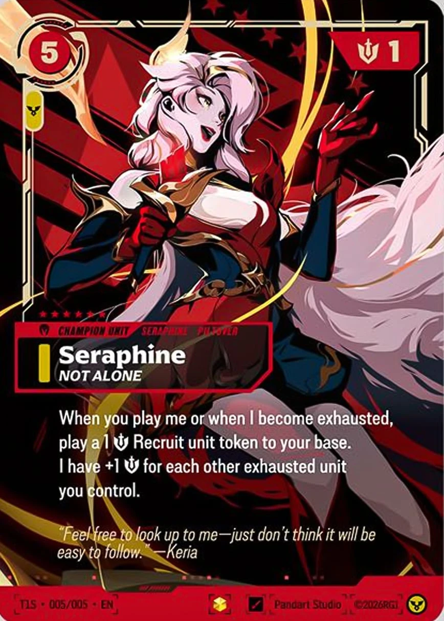 Seraphine, Not Alone T1S-005/005 Normal Riftbound card