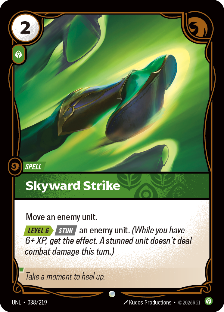 Skyward Strike UNL-038/219 Normal Riftbound card