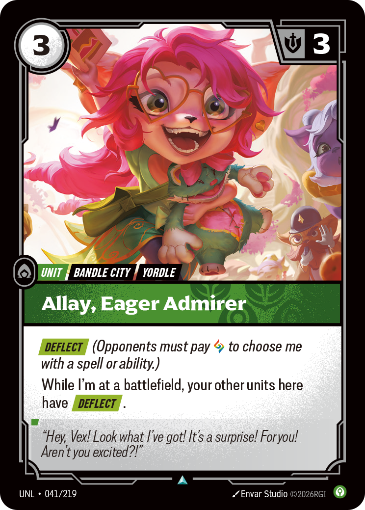 Allay, Eager Admirer UNL-041/219 Normal Riftbound card