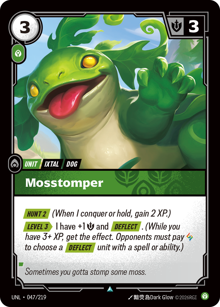 Mosstomper UNL-047/219 Normal Riftbound card