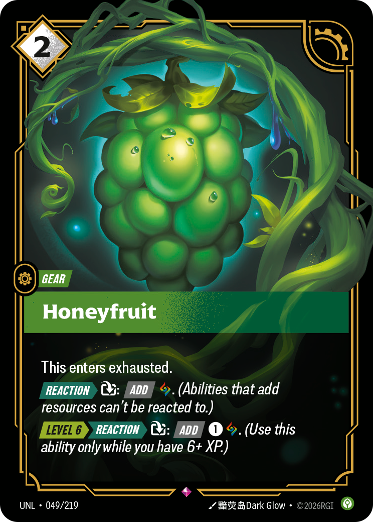 Honeyfruit UNL-049/219 Normal Riftbound card