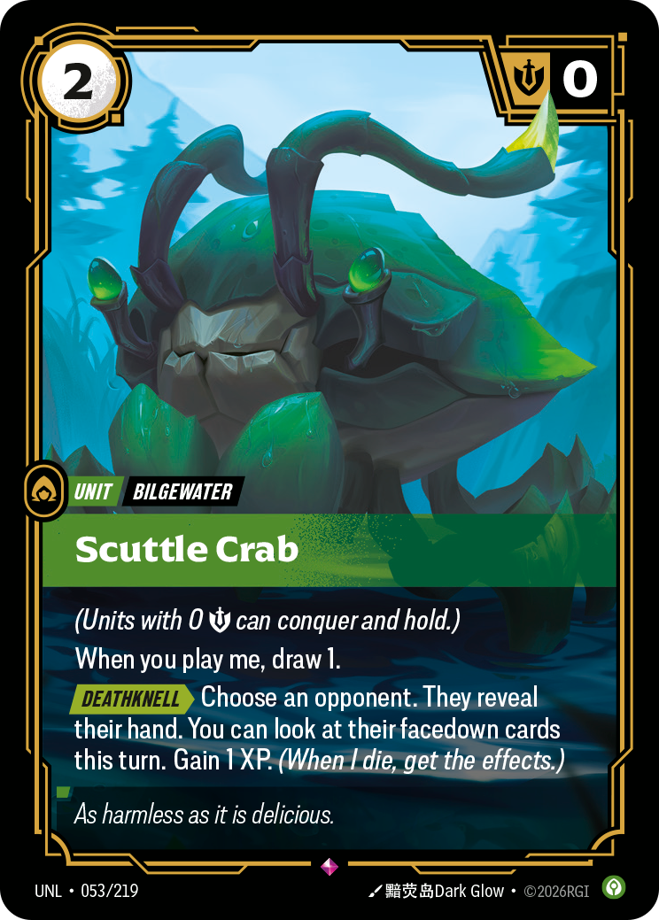 Scuttle Crab UNL-053 · Normal Foil