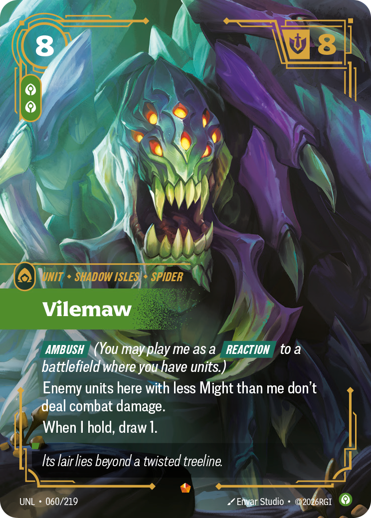 Vilemaw UNL-060/219 Normal Riftbound card